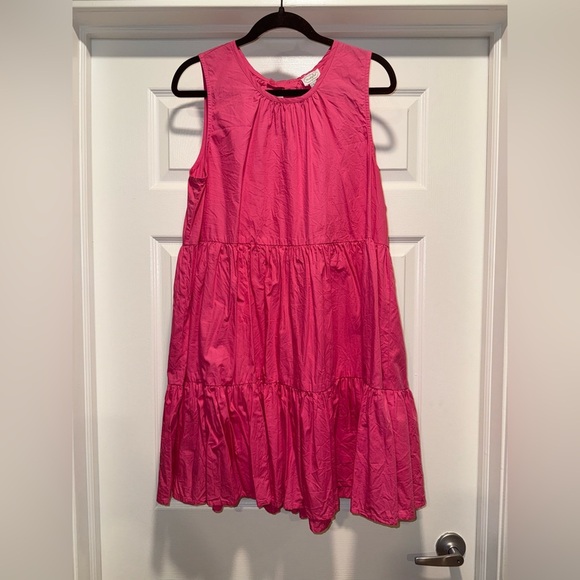 NWOT - Pink Tiered Sleeveless Sundress with Bows in the Back - Picture 1 of 4